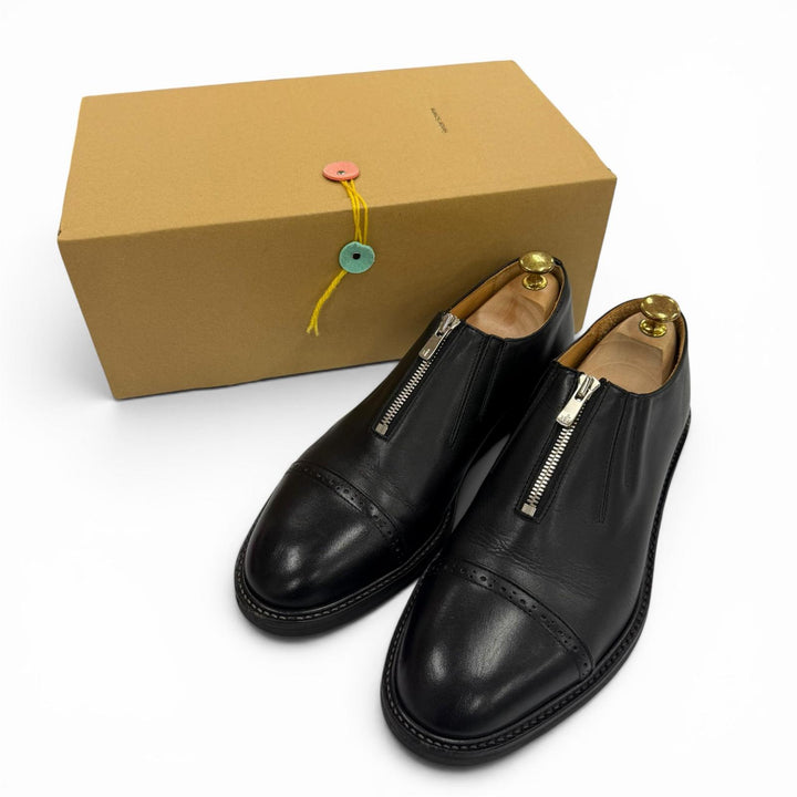 Great Hender Scheme Leather shoes tq-s-ffa black leather mens 6