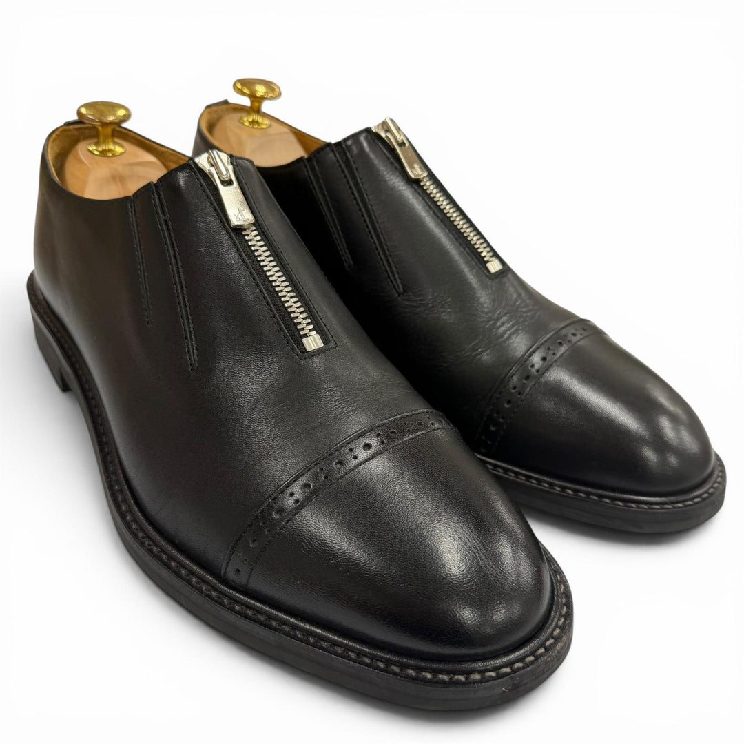 Great Hender Scheme Leather shoes tq-s-ffa black leather mens 6