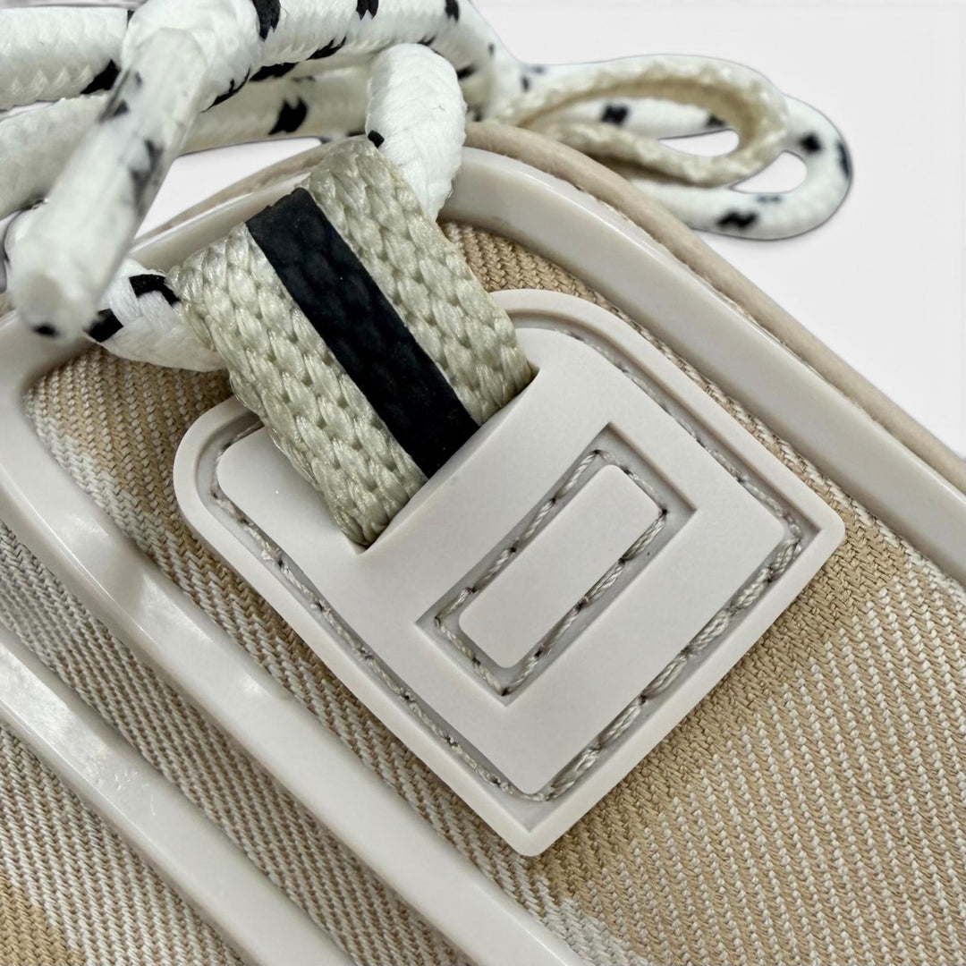 Pristine BURBERRY sneakers Arthur Logo Rubber Check Pattern beige 36.5 8054115