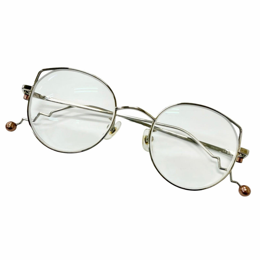 Great megane and me Glasses NORAH Silver titanium mens ME014