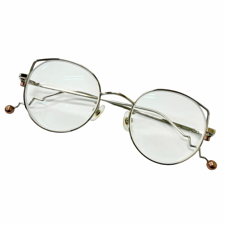 Great megane and me Glasses NORAH Silver titanium mens ME014