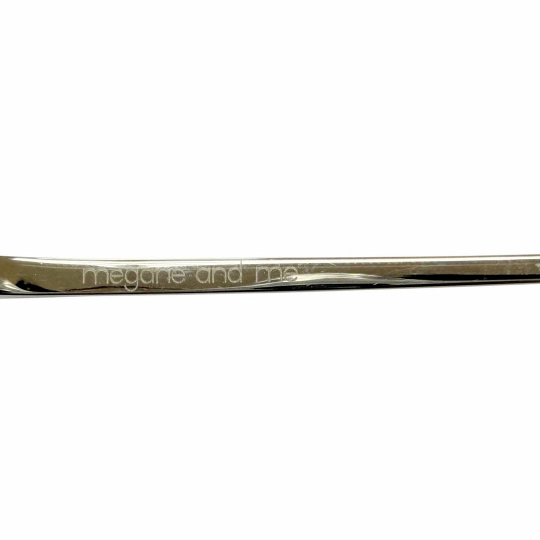 Great megane and me Glasses NORAH Silver titanium mens ME014