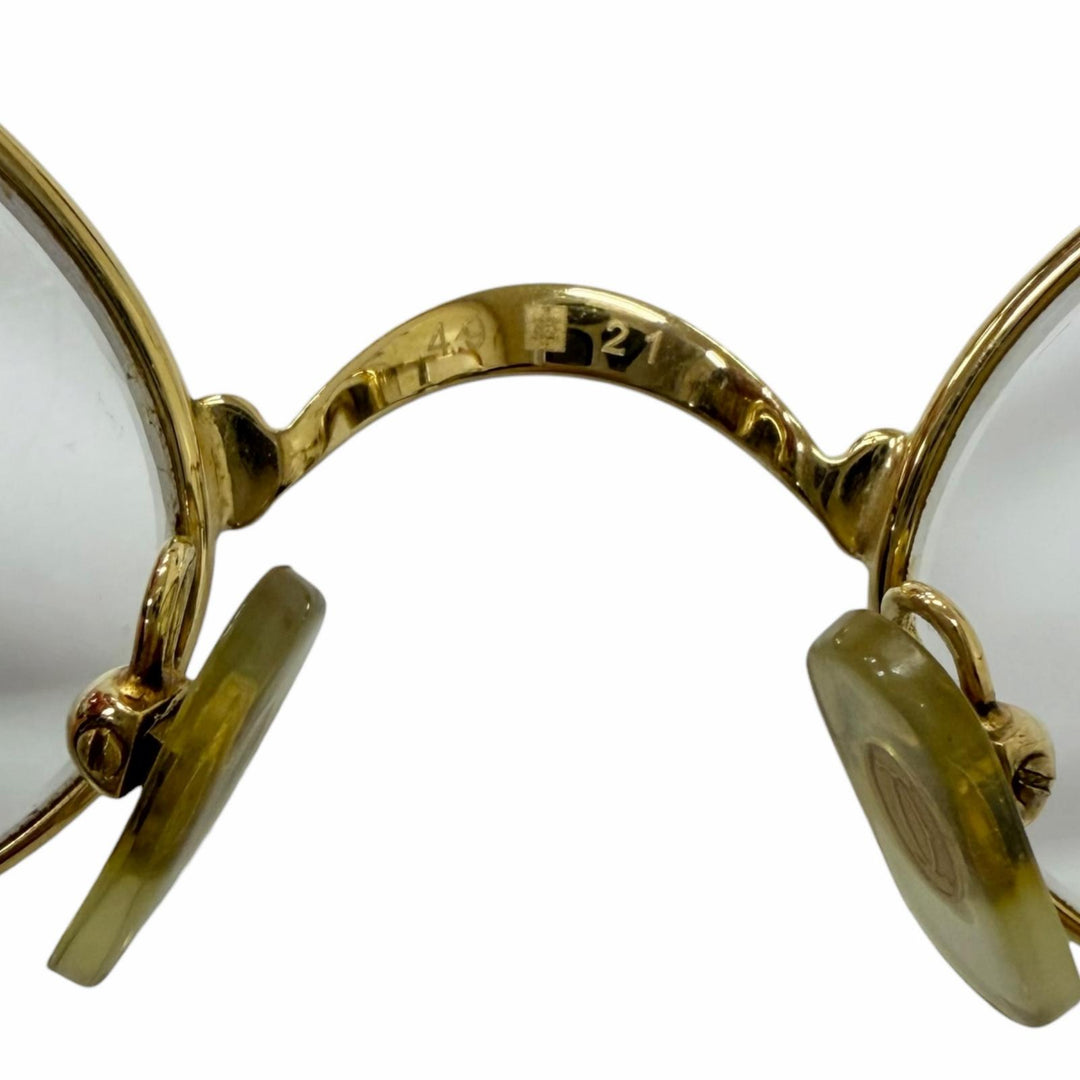 Very Good Cartier Glasses Trinity Oval gold mens