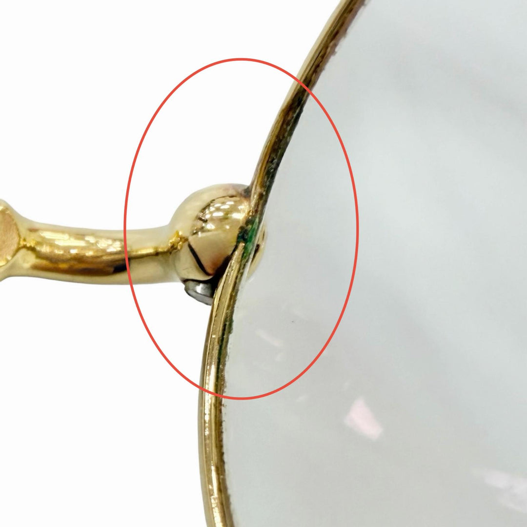 Very Good Cartier Glasses Trinity Oval gold mens