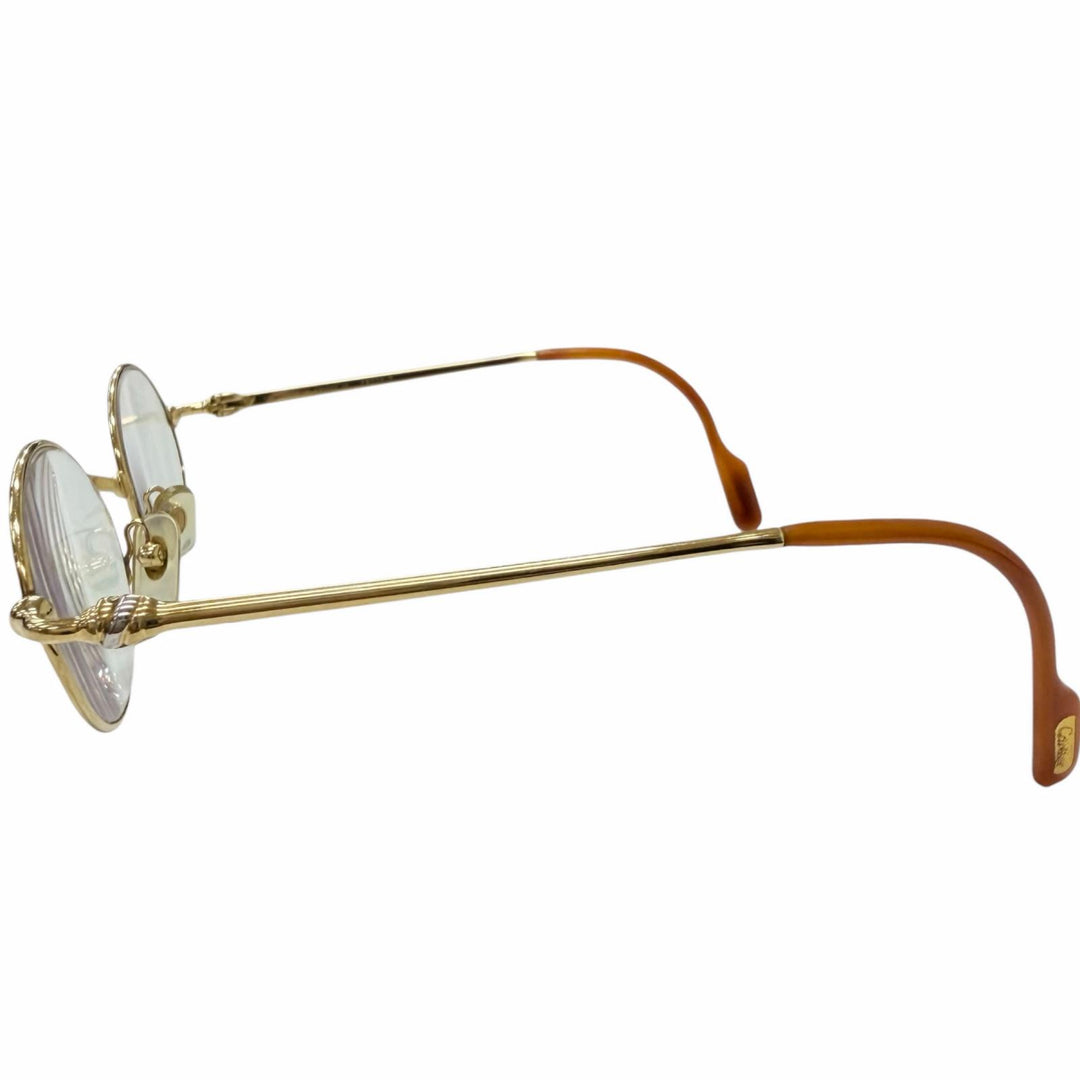 Very Good Cartier Glasses Trinity Oval gold mens
