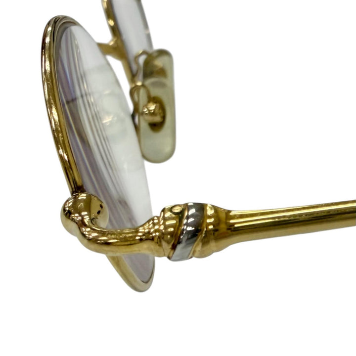 Very Good Cartier Glasses Trinity Oval gold mens