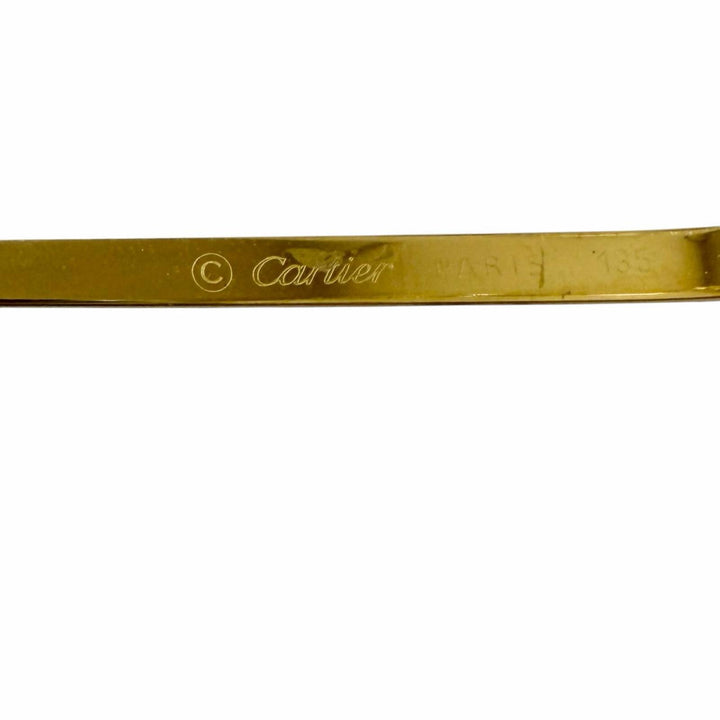 Very Good Cartier Glasses Trinity Oval gold mens
