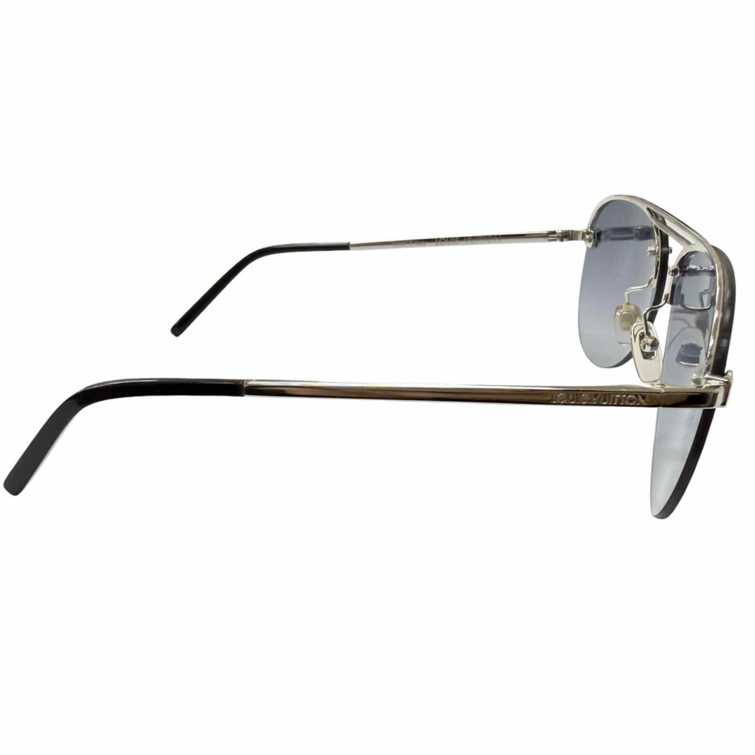 Very Good LOUIS VUITTON sunglasses clock wise Damier Teardrop