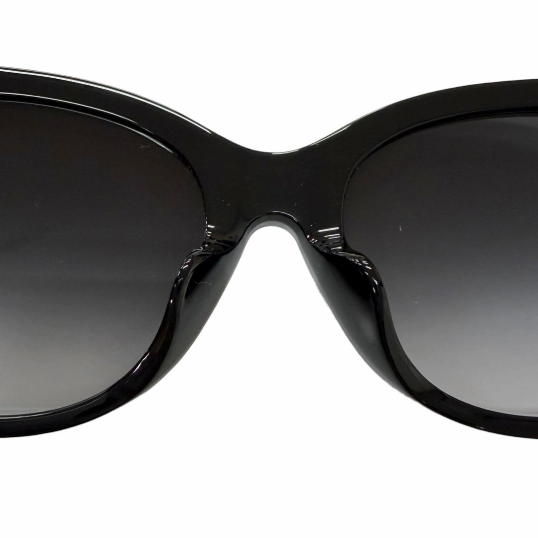 Excellent LOUIS VUITTON LV GO-14 Round Sunglasses black Women Z2378E