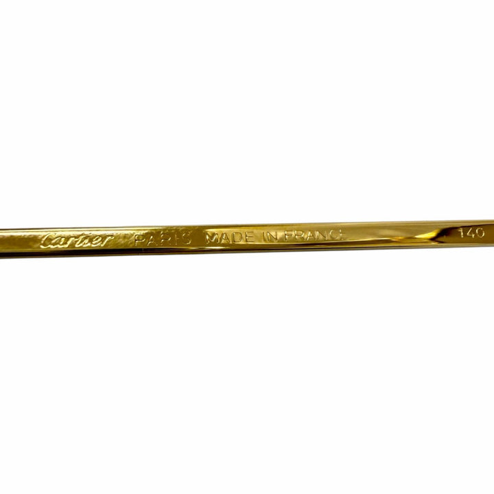 Excellent Cartier sunglasses Trinity Two Bridges gold mens