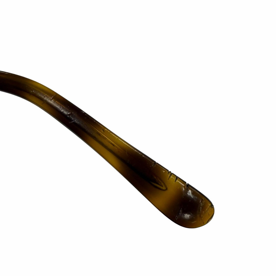 Good BVLGARI Glasses Square Brown demi 18K mens