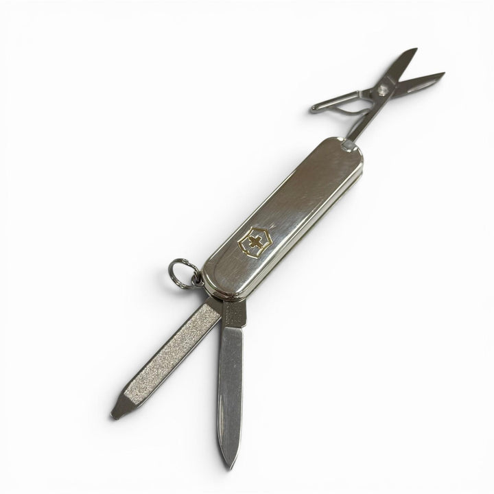 Great TIFFANY＆Co. VICTORINOX Scissors File Knife Multi-tool Silver 925 mens