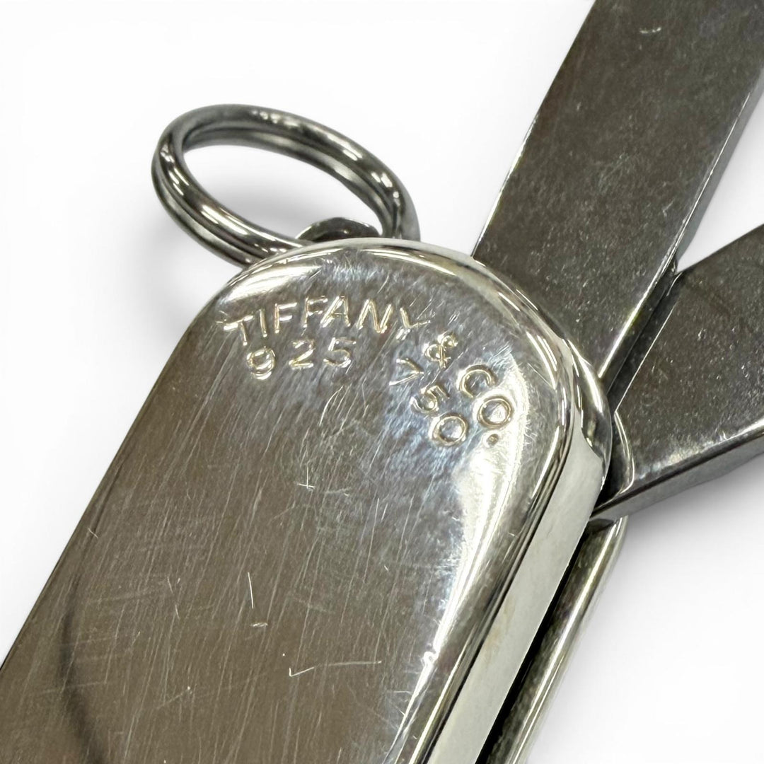 Great TIFFANY＆Co. VICTORINOX Scissors File Knife Multi-tool Silver 925 mens