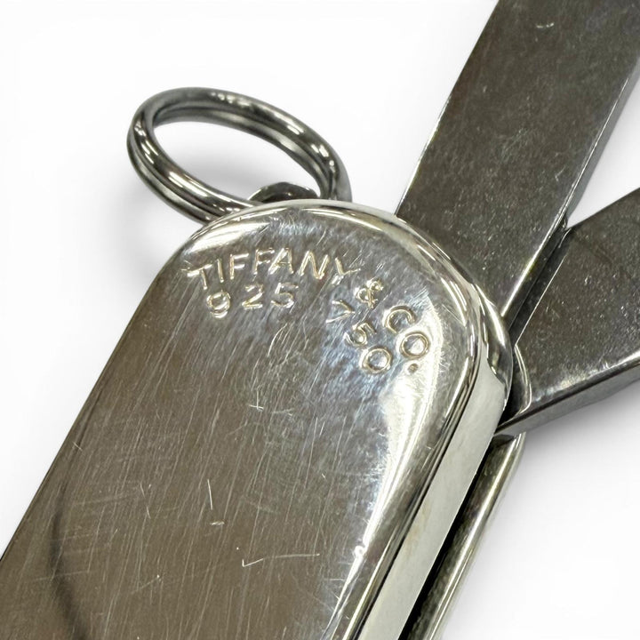Great TIFFANY＆Co. VICTORINOX Scissors File Knife Multi-tool Silver 925 mens