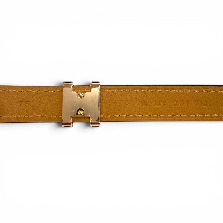 Pristine HERMES belt Pop H 15 Epsom Leather Women