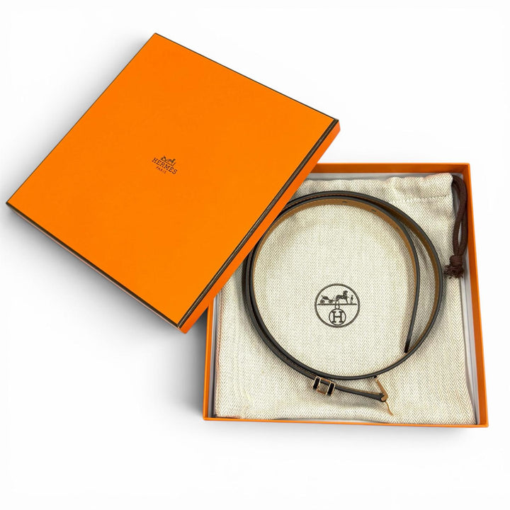 Pristine HERMES belt Pop H 15 Epsom Leather Women