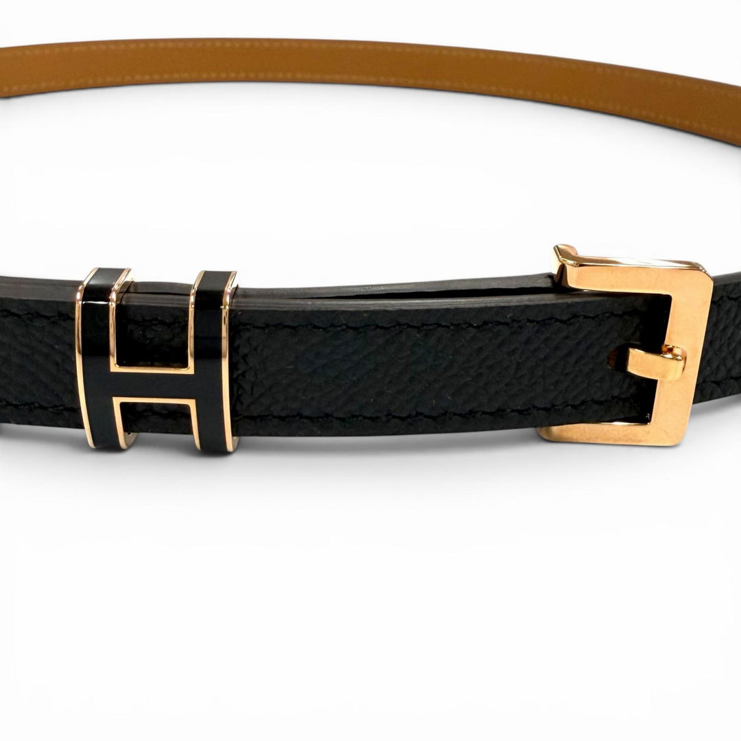 Pristine HERMES belt Pop H 15 Epsom Leather Women