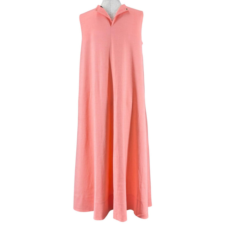 Excellent DRAWER one piece Sleeveless dress salmon pink Rayon 6526-234-1363