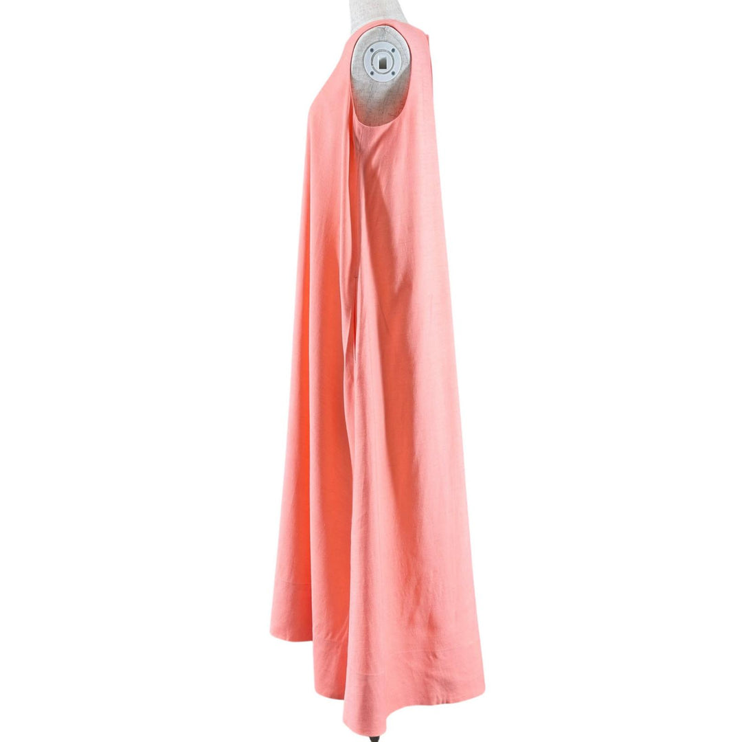 Excellent DRAWER one piece Sleeveless dress salmon pink Rayon 6526-234-1363