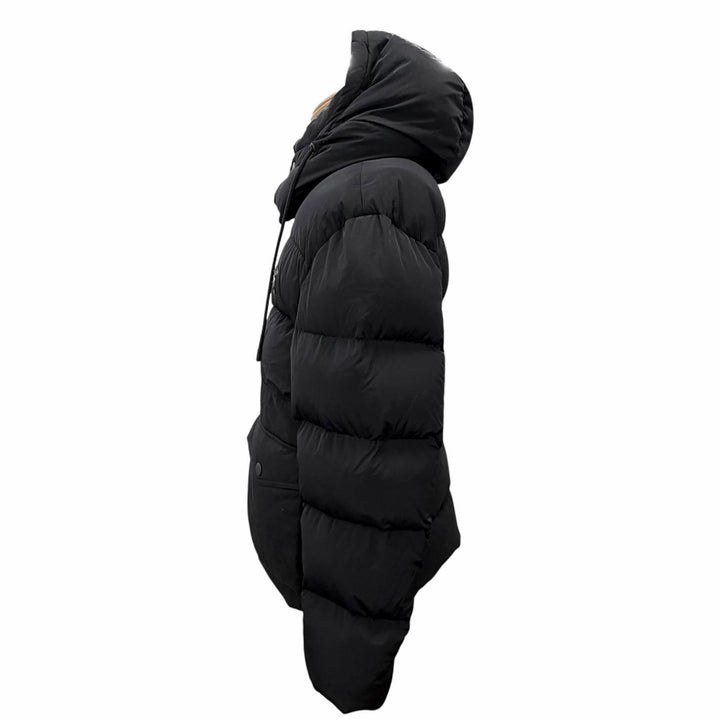Great DOLCE&GABBANA Down jacket Black tag, with logo, hooded blacks 44