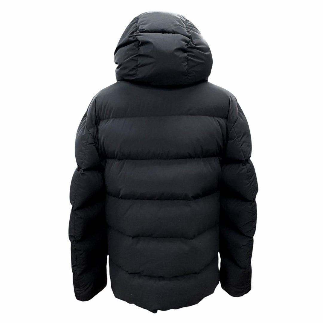 Great DOLCE&GABBANA Down jacket Black tag, with logo, hooded blacks 44
