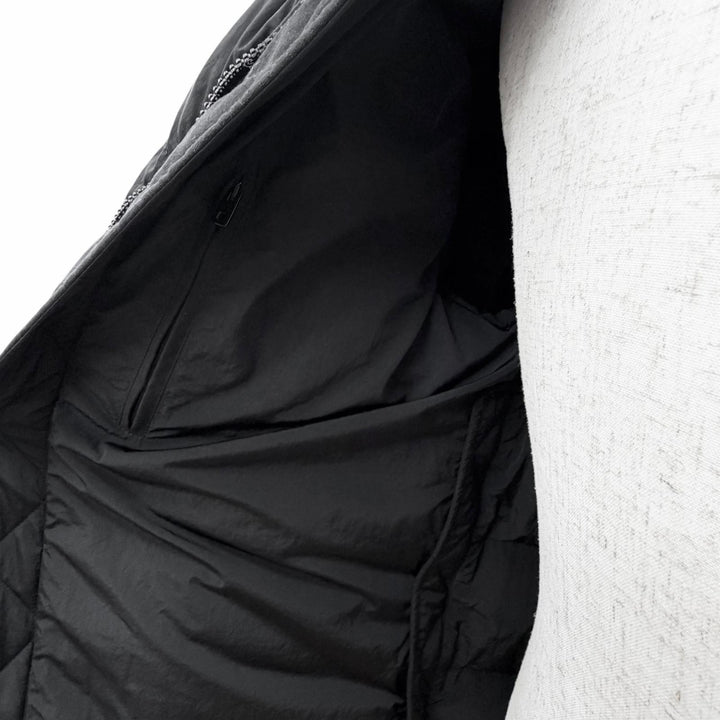 Great DOLCE&GABBANA Down jacket Black tag, with logo, hooded blacks 44