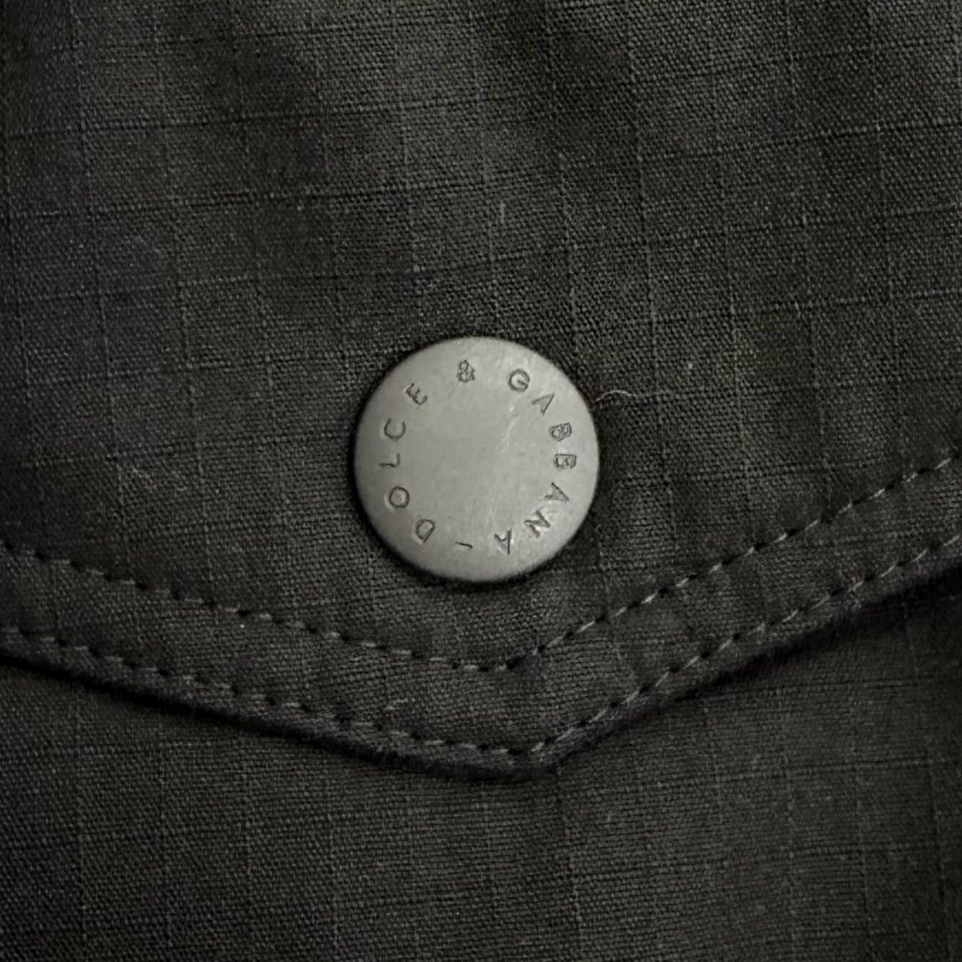 Great DOLCE&GABBANA Down jacket Black tag, with logo, hooded blacks 44