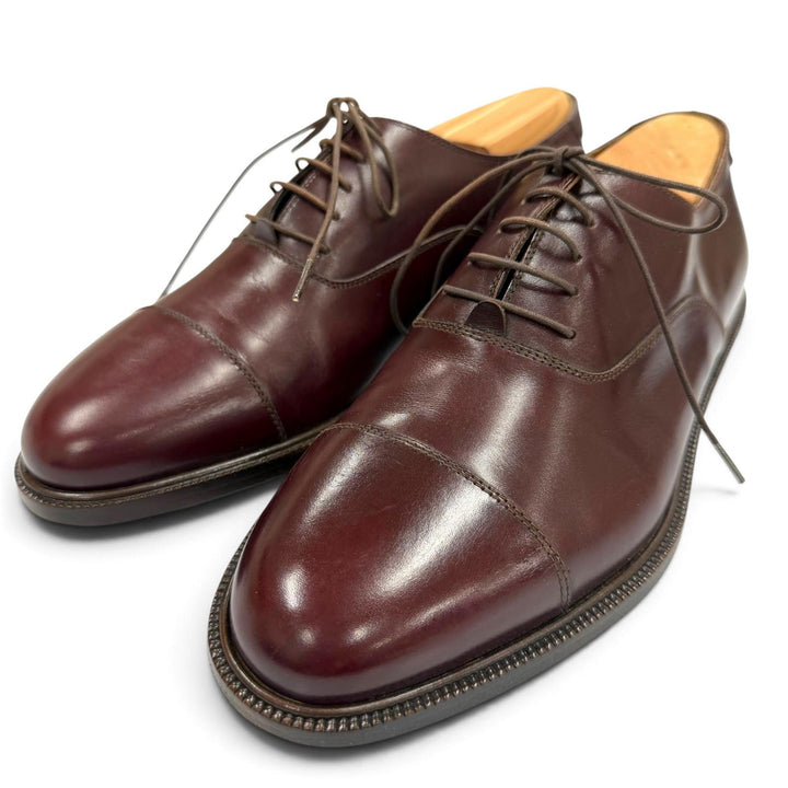 Pristine Salvatore Ferragamo Leather shoes Straight Tip Lace Up Brown leather 6