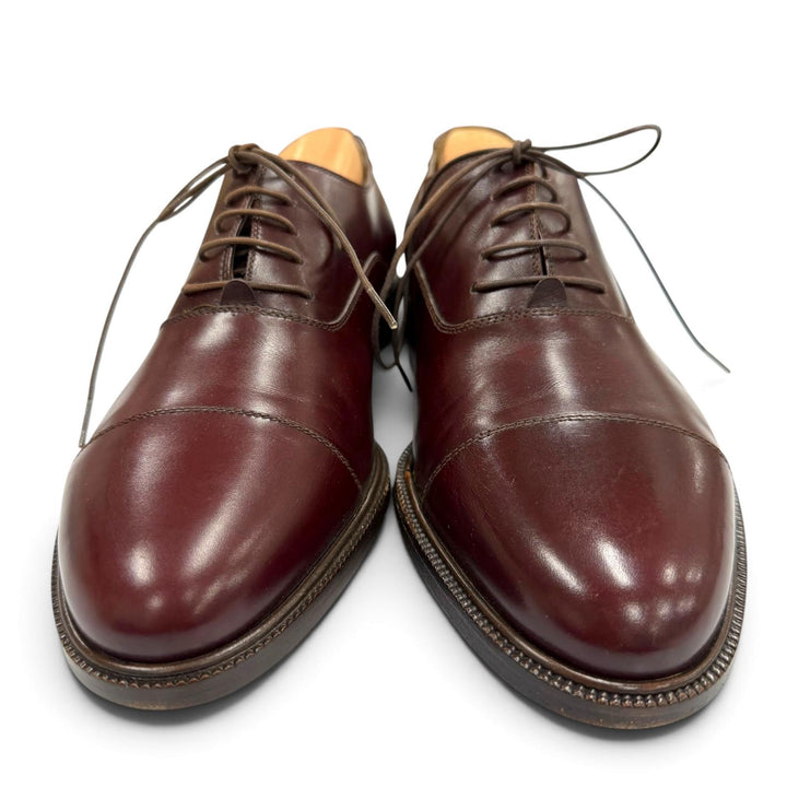 Pristine Salvatore Ferragamo Leather shoes Straight Tip Lace Up Brown leather 6