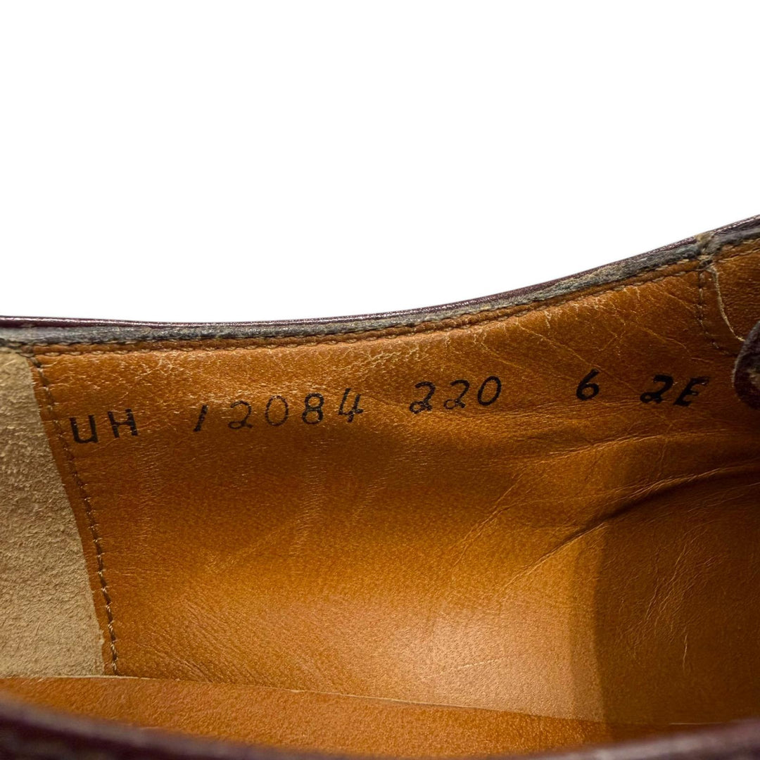 Pristine Salvatore Ferragamo Leather shoes Straight Tip Lace Up Brown leather 6