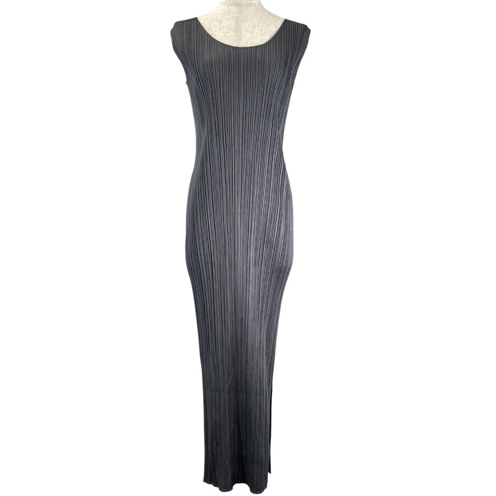 Excellent PLEATS PLEASE one piece long gray polyester Women 3 PP05-JH001
