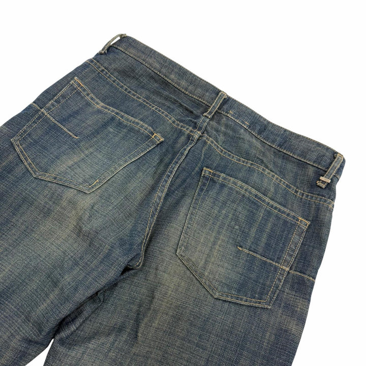 Great Dior HOMME Denim pants Hedi Slimane Beck era button-fly skinny jeans