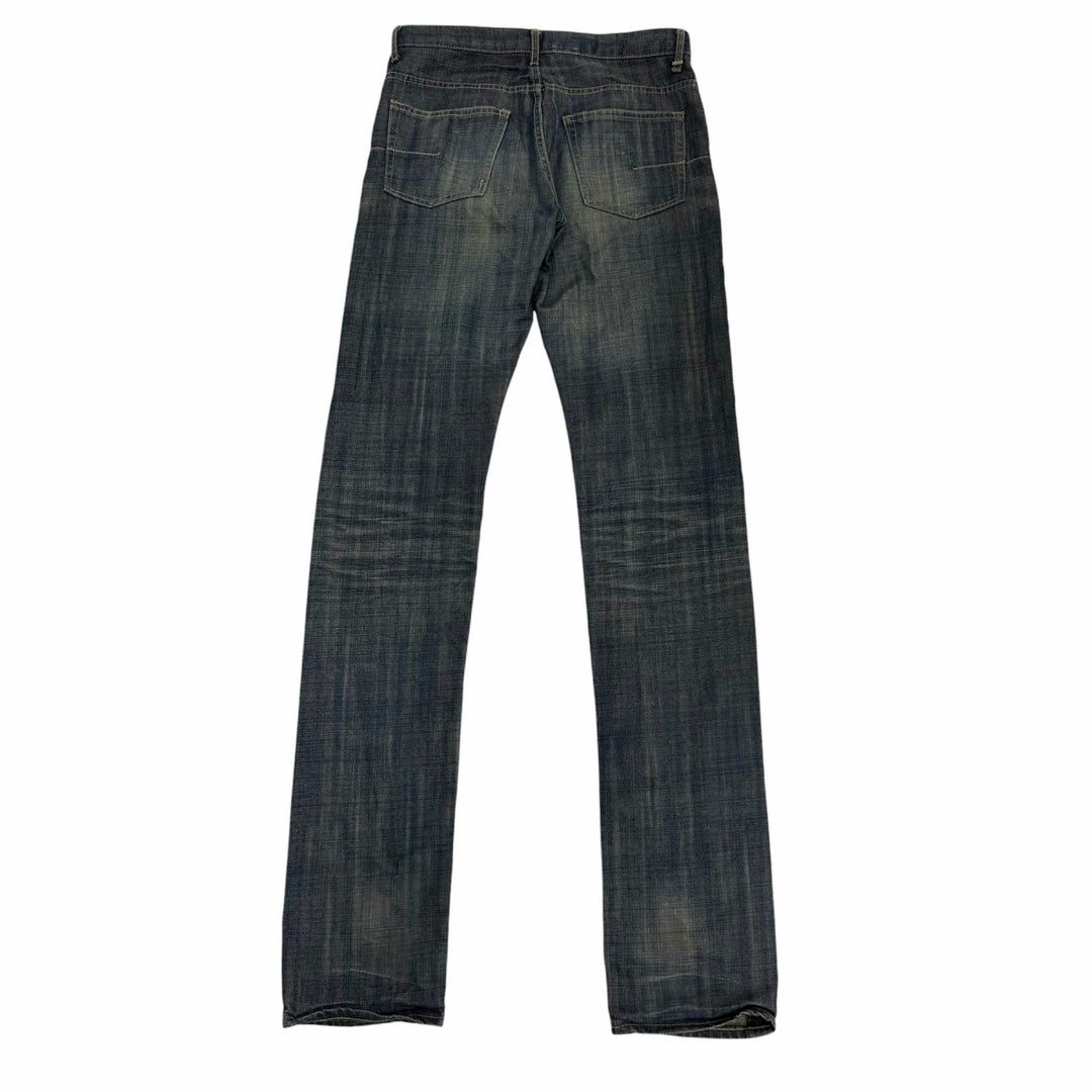 Great Dior HOMME Denim pants Hedi Slimane Beck era button-fly skinny jeans