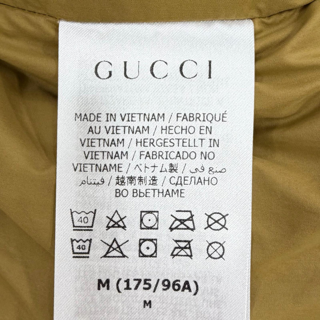 Great GUCCI THE NORTH FACE Mountain Guide Down Jacket Hooded green M 663758