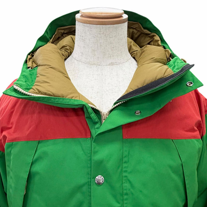 Great GUCCI THE NORTH FACE Mountain Guide Down Jacket Hooded green M 663758