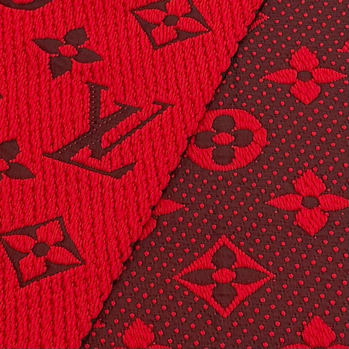 Great LOUIS VUITTON Scarf Escalp Logo Mania fringe wool Women M72432
