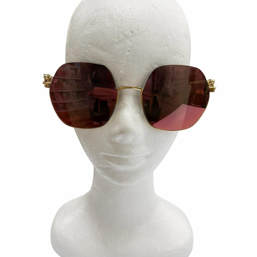Excellent Cartier sunglasses PANTHERE de Cartier Mirror lens gold