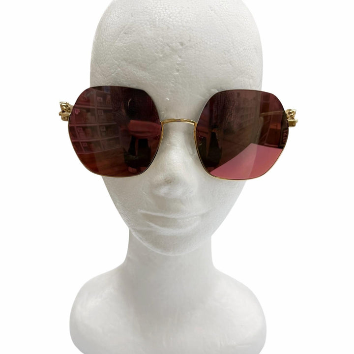 Excellent Cartier sunglasses PANTHERE de Cartier Mirror lens gold