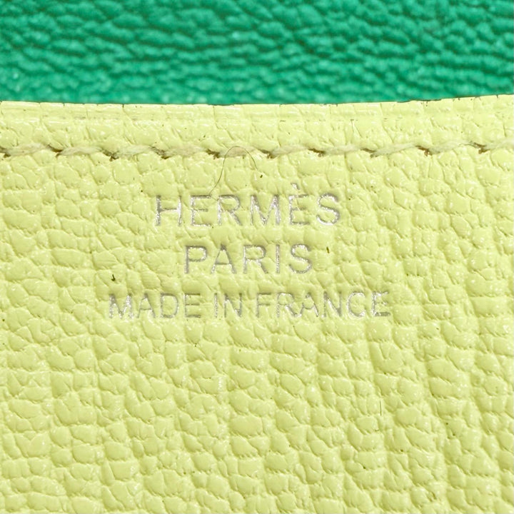 Very Good HERMES Coin case Le Vingt-Quatre 24 Verso Serie Metal Shave Women