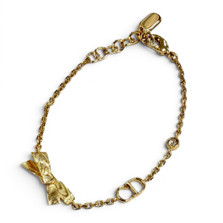Excellent DIOR bracelet CD Bow CD Bow gold Women B3335WOMCY