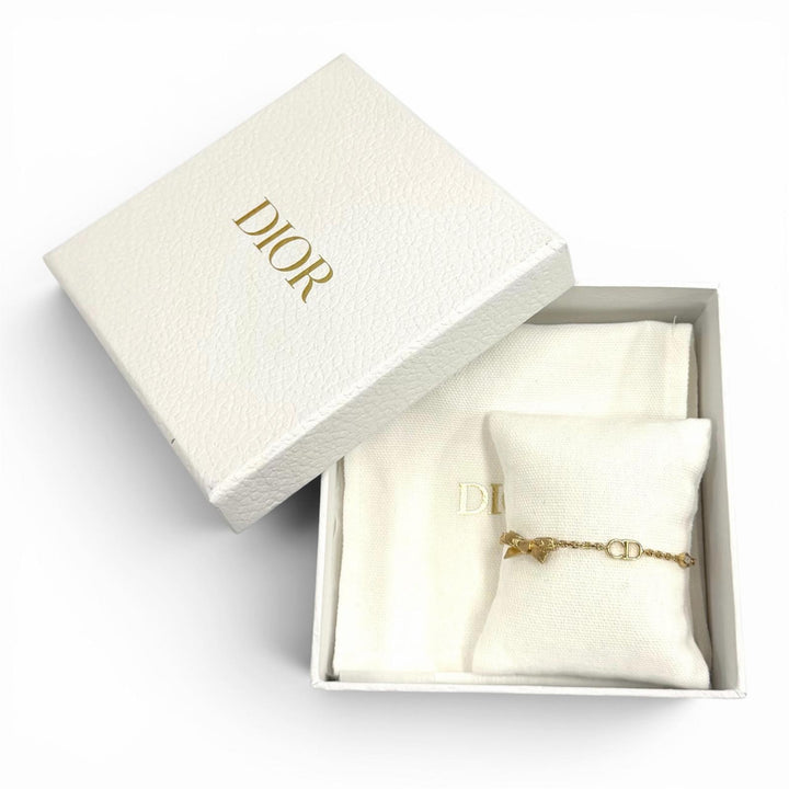 Excellent DIOR bracelet CD Bow CD Bow gold Women B3335WOMCY