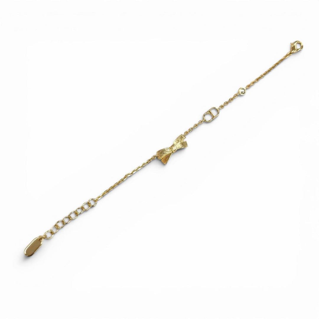 Excellent DIOR bracelet CD Bow CD Bow gold Women B3335WOMCY