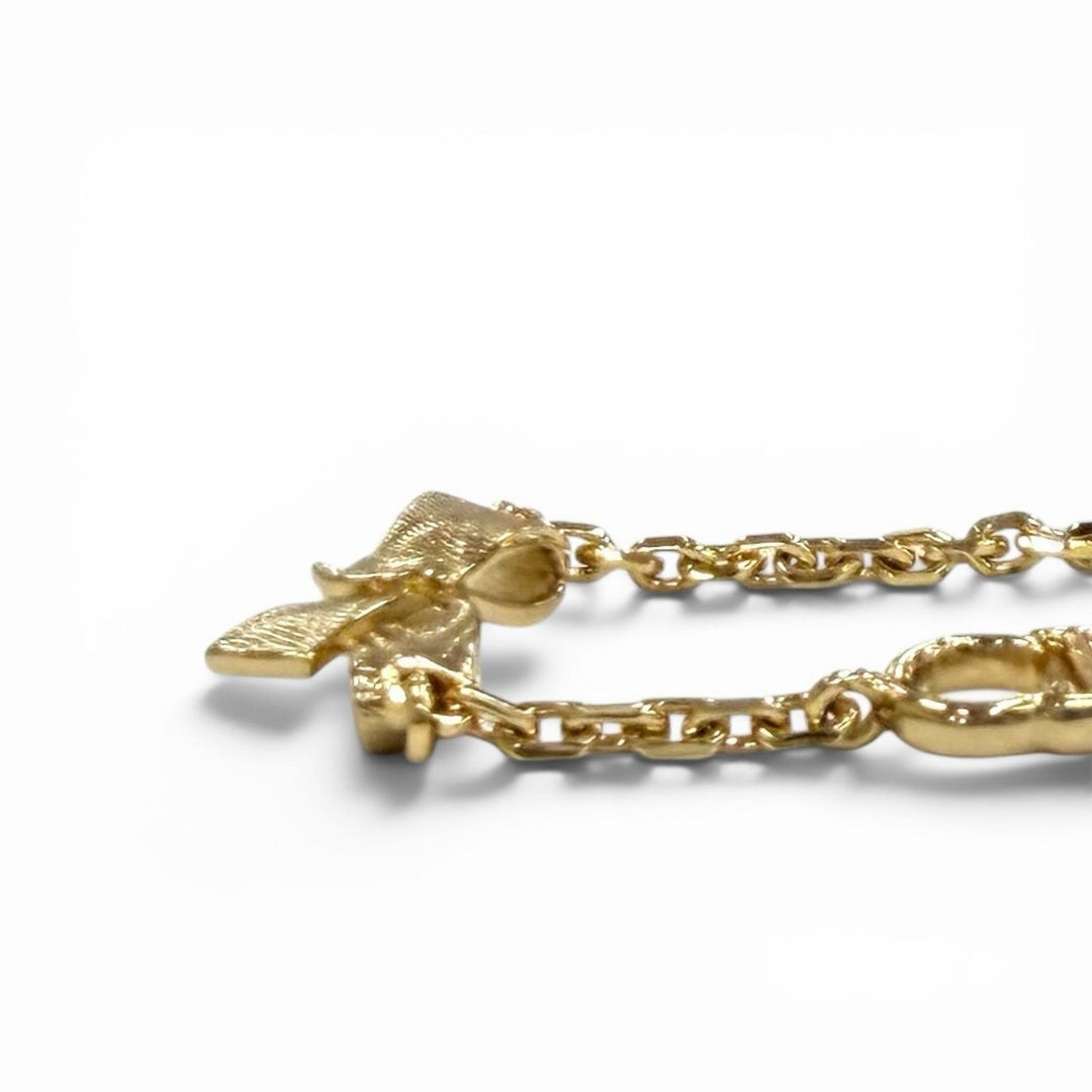 Excellent DIOR bracelet CD Bow CD Bow gold Women B3335WOMCY