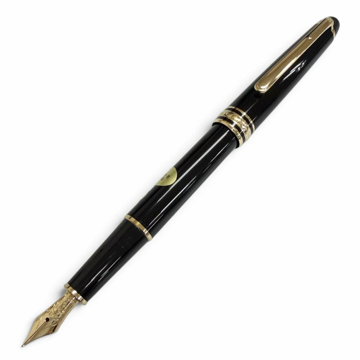 Excellent MONTBLANC fountain pen Meisterstück Classic black 14K mens