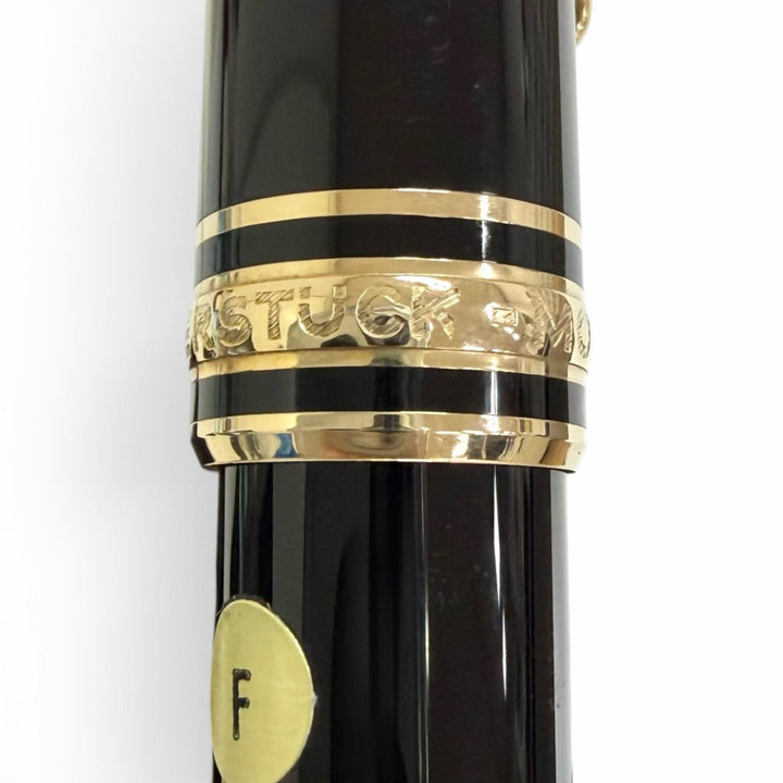Excellent MONTBLANC fountain pen Meisterstück Classic black 14K mens