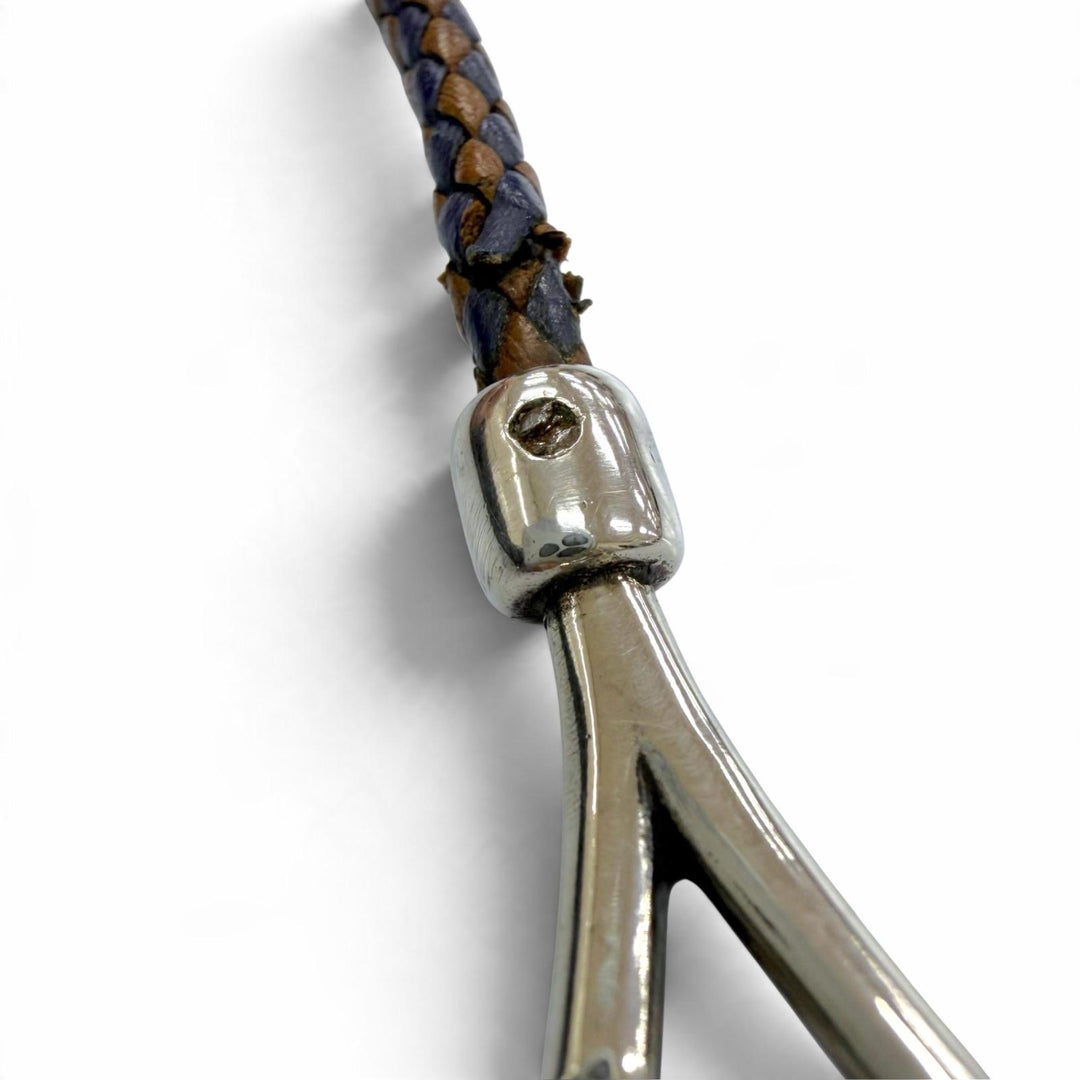 Very Good HERMES Necklace Touareg Rare Pendant Silver 925 mens