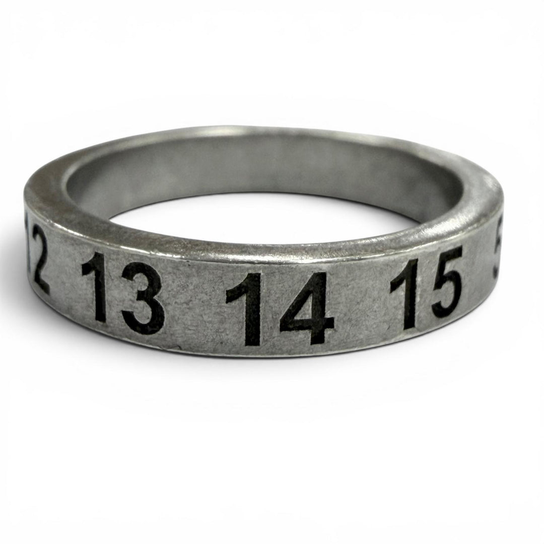 Great Maison Margiela 11 Ring ring Number logo Silver 925 mens
