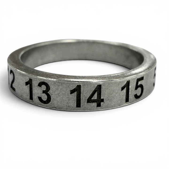 Great Maison Margiela 11 Ring ring Number logo Silver 925 mens