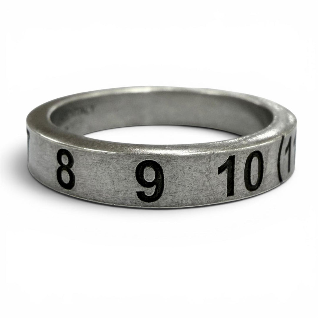 Great Maison Margiela 11 Ring ring Number logo Silver 925 mens