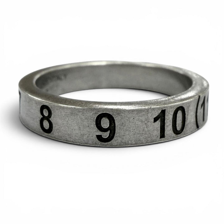 Great Maison Margiela 11 Ring ring Number logo Silver 925 mens